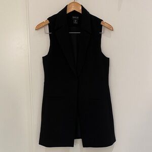 NWOT Rachel Zoe Sleeveless Vest Black Size Small